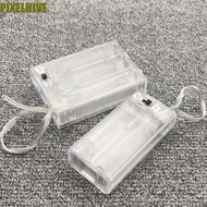 PIXELHIVE​ Battery Box Transparent 3V 4.5V  Cases for AA Battery 2 3 Slot 2X 3X Battery Holder
