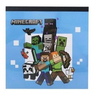 日本製Minecraft筆記簿 (Blue) Minecraft memo紙 便條紙 備忘錄紙/迷你筆記本/ 迷你信紙 note notes pad (日本文具) 便攜 memo note 平行進口
