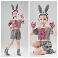 Children Animal Costume Bunny Kindergarten Bunny Cartoon Performance Costume Bunny Dance Performance