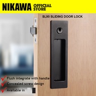 NIKAWA SL90 Sliding Door Lock for Pocket Door, Flush Door