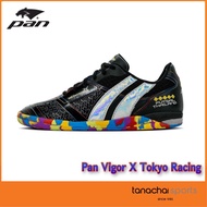 Ready✨ ขายดีมาก PAN 14AA VIGOR X Microfiber Tokyo Racing รองเท้าฟุตซอล แพน ตัวท็อป แถมถุงผ้าและเชือกรองเท้า ของ