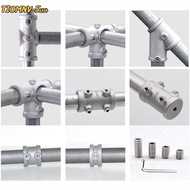 TIOMNV56H4 Frame Fasteners, Aluminum Alloy Steel Circular Pipe Fitting Connector,  12''/34" DIY Elbo