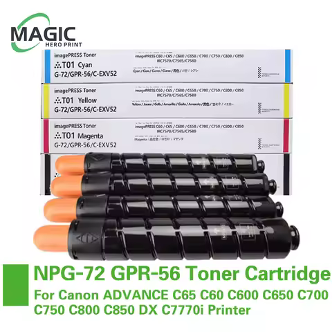 NPG-72 GPR-56 Toner Cartridge For Canon ADVANCE C65 C60 C600 C650 C700 C750 C800 C810 C850 C910 C757