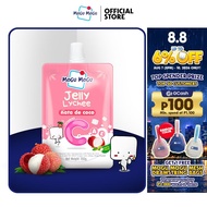 Mogu Mogu Jelly (Lychee Flavor) with Nata de Coco 150 g. 1 Pouch Nata de Coco Jelly Lychee Jelly