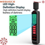 MSSUGYL Sound Level Meter, 125Hz-8KHz Digital Display Noise Meter, Professional Windproof 30-130dB D