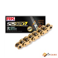 RK 525 KRO Gold Chain With Genuine RK Takasago Chain Seal