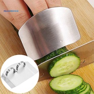 PEK-Vegetable Cutting Stainless Steel Double Finger Protector Guard Kitchen Tool