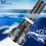【MOJOYCE】 Super Bright XHP70 LED Diving Flashlight Underwater Torch Portable Lantern