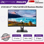 Philips 272S1AE 27" 75Hz Full HD LCD Business Monitor w/ Height Adjustable and Speakers