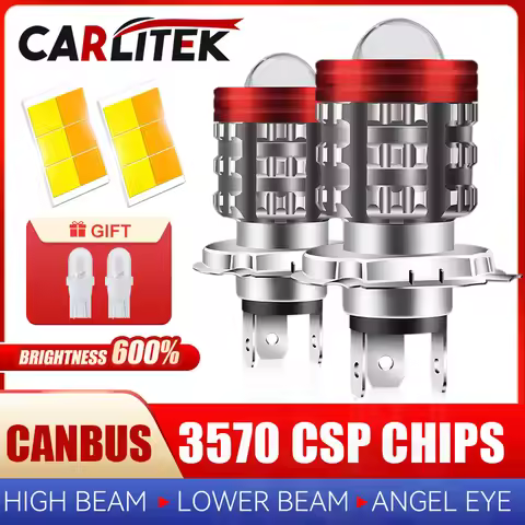 20000LM H4 BA20D H6 LED Motorcycle Headlight Bulb Double Fisheye Lens CSP Moto LED Motorbike Lamp Wh