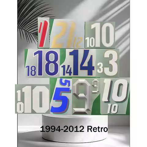 1994-2012 Italy Name sets Retro Nameset Printing 1998 2000 2006 Customize Name Number Heat Transfer 