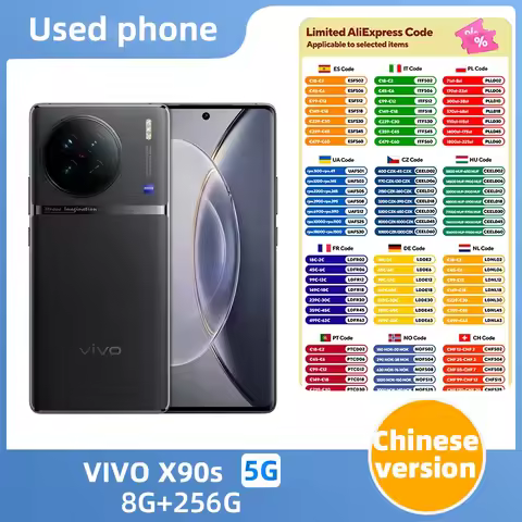 VIVO X90s 5G SmartPhone 6.78'' 120HZ AMOLED 50MP Camera 4810 mAh 120W NFC original used phone