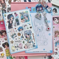 STICKER SET UNOFF WAKAWAKA CUTE Y2K ANIME CHIBI GYARU
