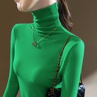 Slim-fit Bottoming Shirt Women Women's Mesh Small Shirt Stretchy Inner Tight Top