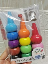 現貨🇯🇵日本製 Aozora12色兒童蠟筆
