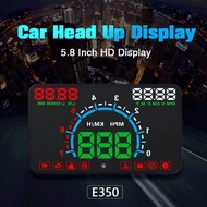 【มัลติมิเตอร์】【 dasher 】รถ HUD Head Up Display OBD II OBD2 เกจวัดอัตโนมัติ 5.8