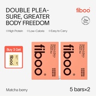 [Buy 3 Free 1] Fiboo Protein Bar High Protein High Fiber Meal Replacement Diet Snack 0 Sugar <100kca