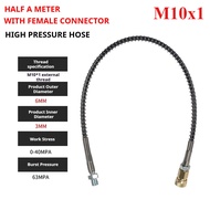 50CM M10x1 to 8mm Quick Connect Coupler High Pressure Hydraulic Hose 30MPa/63MPa for Air Compressor 