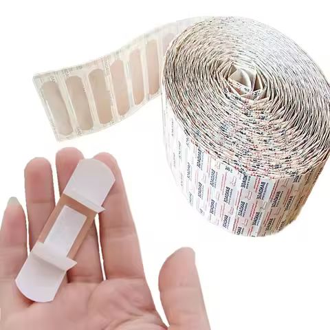 100pcs/set 72x19mm Band Aid PE Sticking Plaster for Wound Dressing Patch Adhesive Bandages First Aid