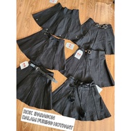 Imported mini skirt/new Korean tee skirt/black haruka skirt