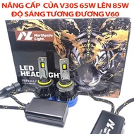 Super bright A85 LED headlight with 24 LED chips, full pins H1, H4, H7, H11, 9005, 9006