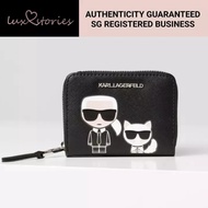 INSTOCK Karl Lagerfeld K/IKONIK SMALL ZIPPER WALLET 201W3202 [KLBOU]