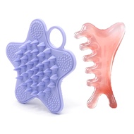 Facial Massager Tool Anti-Aging Head Massager Scratcher Neck Gua Sha Scraper for Relaxation Lifting 