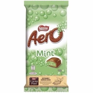 Nestle Aero Mint Chocolate Bar 118g Australia