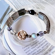 拉長石手排設計 堇青石 金運石 招財助事業人際