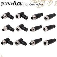 YUMEIREN M12 Sensor Connector, Connector Male Female Socket M12 Aviation Plug, Waterproof Power Adap