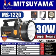 DISKON 50%!!!!! SENTER LED MITSUYAMA MS-1220 / LAMPU EMERGENCY SOROT / SENTER LED / SENTER BESAR / S