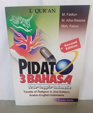 Buku Pidato 3 Bahasa | Pidato Tiga Bahasa Arab Indonesia Inggris