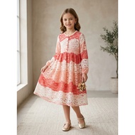 [Preloved Like New] JKIDS Collection GIRLS Charming Floral Lace Party Dress for Girls
