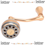 LETTER Fishing Reel Handle, Aluminum Alloy Screw-In Reel Handle Conversion, Durable Two Sizes Spinni