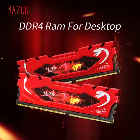 JAZER DDR4 Ram 16GB 8GB 3200MHz PC4 Desktop Gaming Memory Support Motherboard DDR4 Memory