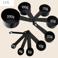 Modern IMPORT Measuring SPOON BLACK 1PCSSET MEASUREMENT ML SPOON TEA COFFEE BAKE CHEF GRAM KITCHEN T