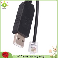 【lesley】USB To Rj11 Rj12 6P4C Adapter Serial Control Cable EQMOD Cable for - Mount Pc Connect for Ha