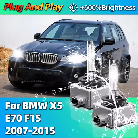 Auto Lights 35W D1S Xenon HID Bulbs 6000K Car Headlight For BMW X5 E70 F15 2007 2008 2009 2010 2011 