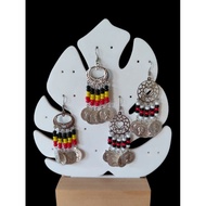 Dayak bead earrings / dayak earrings / typical dayak earrings / dayak accessories / Kalimantan dayak