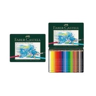 【時代中西畫材】德國 Faber-Castell 輝柏 綠色藝術家級 水性色鉛筆 24/36/60色 鐵盒裝