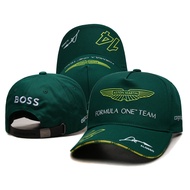 F1 car hat Aston Martin Alonso cap Outdoor team baseball cap men's and women's sun hats