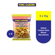 (Bundle of 6) Tong Garden Cashew Nuts Mixed Macadamias Salted 35g Tong Garden Nuts