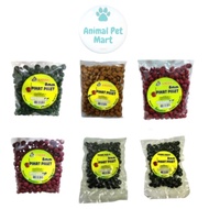Tong Kala umpan pallet kolam 8mm pikatpillet palet perisa pandan/strawaberry/pisang/Buah Ara