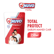 NUVO FAMILY Sabun Mandi Cair Total Protect Pouch 250ml
