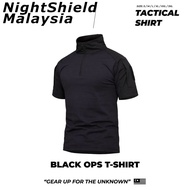 NSM Tactical Combat T Shirt T-shirt Tshirt Black Ops Series Baju Operasi PDRM CID UTK VAT69 KOMANDO 