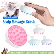 🇸🇬 Soft Silicone Shampoo Brush Cleans And Removes Dandruff/Massages The Scalp And Relieves Itching H