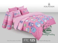 FOUNTAIN ชุดผ้าปู / นวม FTC 125 SANRIO BAD BADTZ-MARU XO ผ้าปู ผ้านวม 3.5 5 6 ฟุต wonderful bedding bed ชุดผ้าปู FTC125 ชุดที่นอน ชุดเครื่องนอน ชุดผ้านวม FTC 125 ครบ