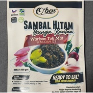 Oben Sambal Hitam Bunga Kantan 100% Home Made Sambal Hitam Belimbing