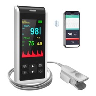 HealthTree Handheld Pulse Oximeter สําหรับผู้ใหญ่ Pulse Oximeter ปลายนิ้ว Oximeter ชาร์จ Night Alarm