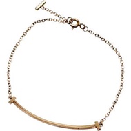 蒂芙尼 (TIFFANY & Co.) T SmileSmile手鍊，18K 玫瑰金，2.3 克，16 厘米，女士款 [二手]